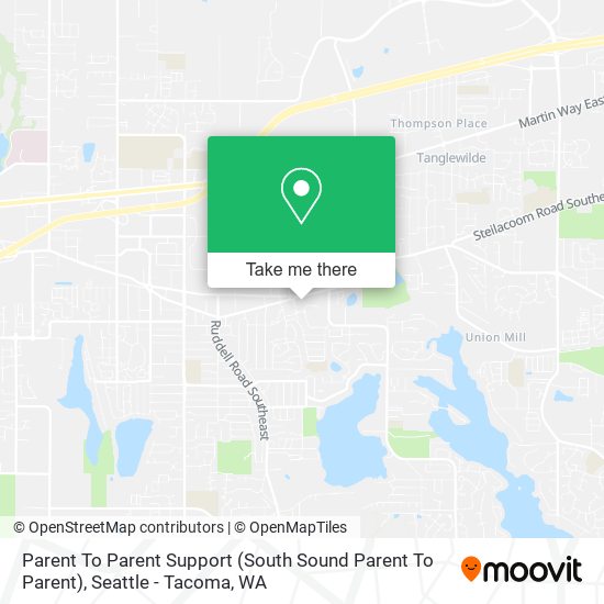 Mapa de Parent To Parent Support (South Sound Parent To Parent)