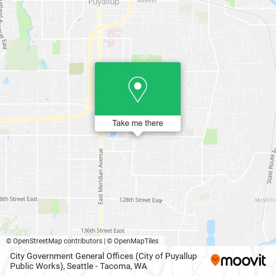 City Government General Offices (City of Puyallup Public Works) map