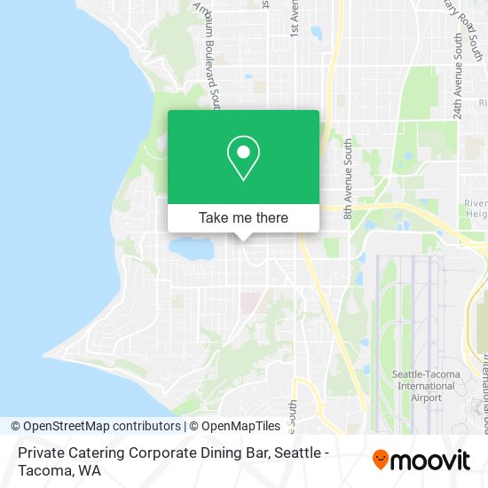 Private Catering Corporate Dining Bar map