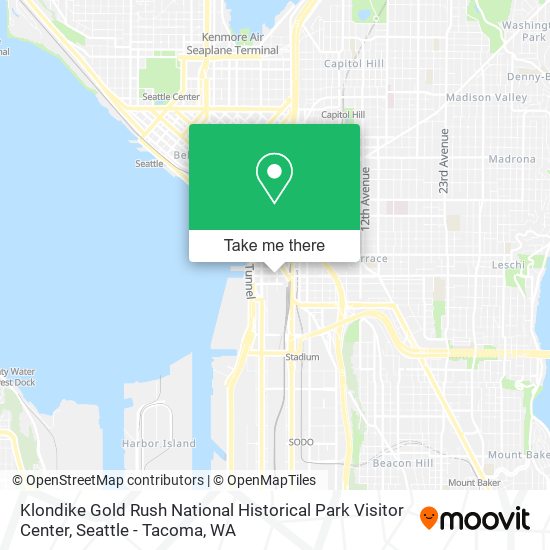 Klondike Gold Rush National Historical Park Visitor Center map