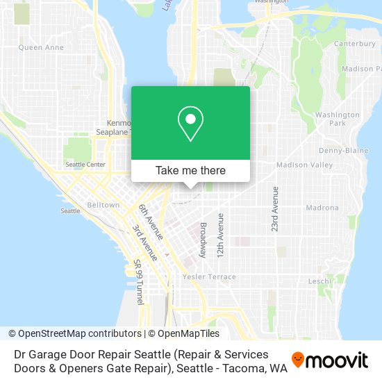 Mapa de Dr Garage Door Repair Seattle (Repair & Services Doors & Openers Gate Repair)