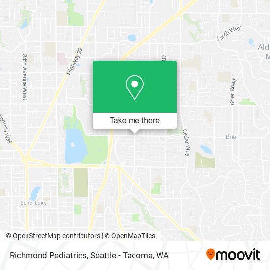 Richmond Pediatrics map