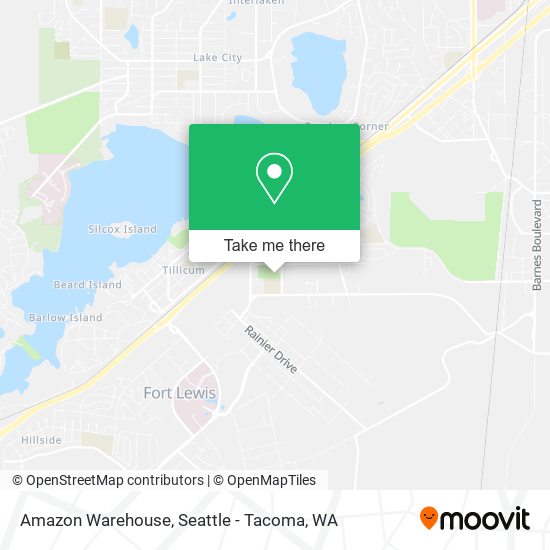 Amazon Warehouse map