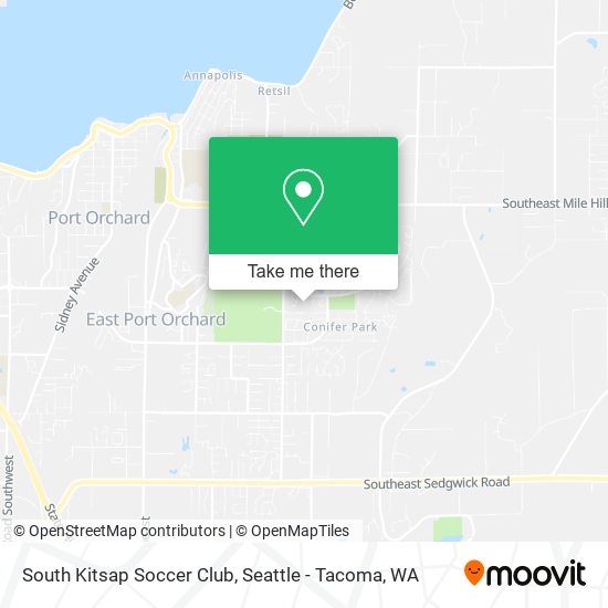 Mapa de South Kitsap Soccer Club