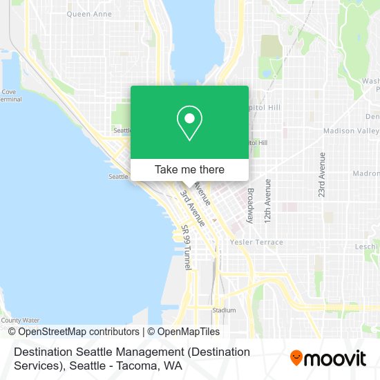 Destination Seattle Management (Destination Services) map
