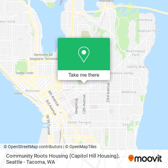 Mapa de Community Roots Housing (Capitol Hill Housing)
