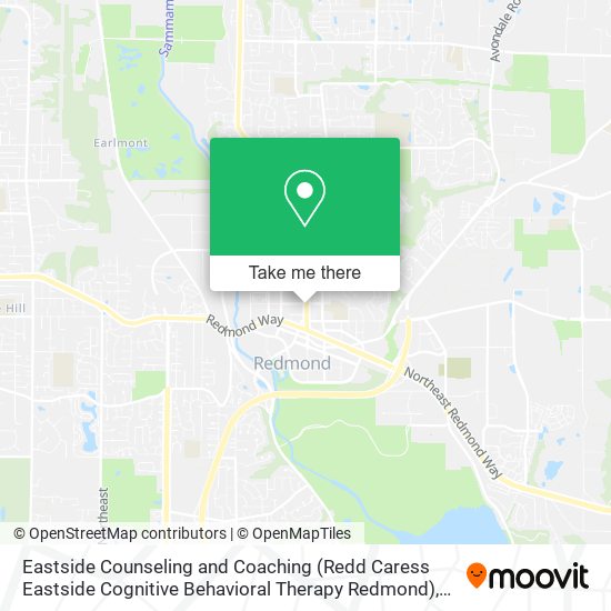 Mapa de Eastside Counseling and Coaching (Redd Caress Eastside Cognitive Behavioral Therapy Redmond)