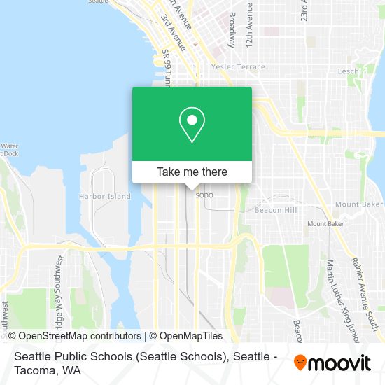 Mapa de Seattle Public Schools (Seattle Schools)