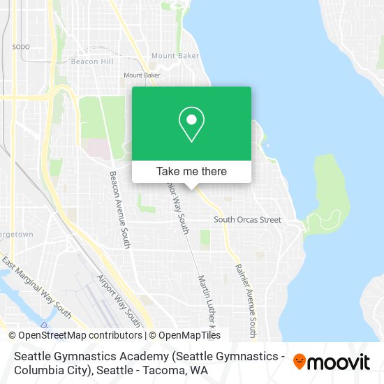 Seattle Gymnastics Academy (Seattle Gymnastics - Columbia City) map