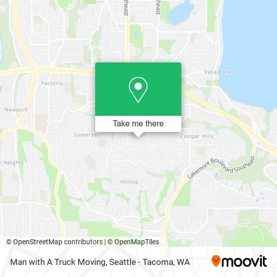 Man with A Truck Moving map