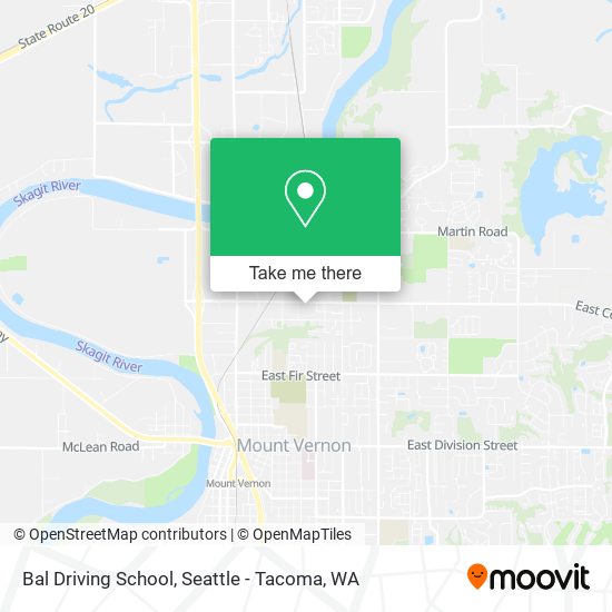 Mapa de Bal Driving School