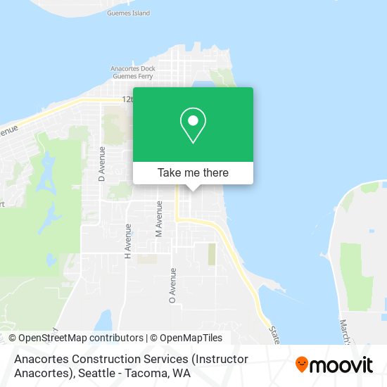 Mapa de Anacortes Construction Services (Instructor Anacortes)