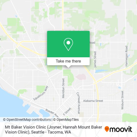 Mapa de Mt Baker Vision Clinic (Joyner, Hannah Mount Baker Vision Clinic)