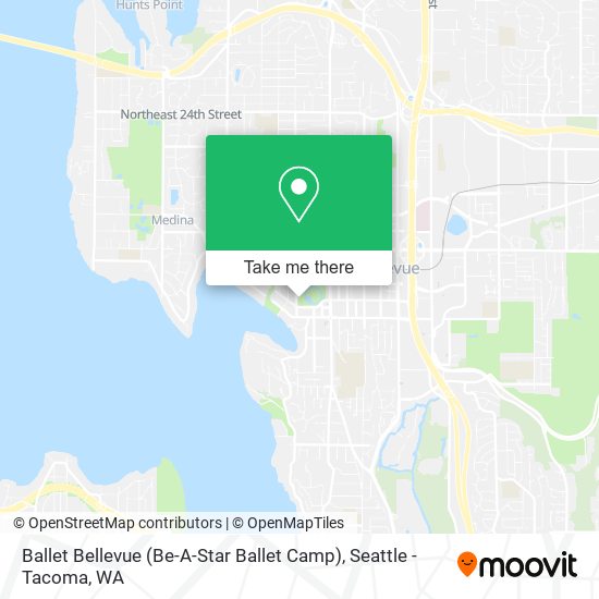Mapa de Ballet Bellevue (Be-A-Star Ballet Camp)