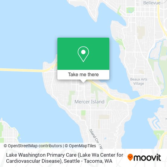 Lake Washington Primary Care (Lake Wa Center for Cardiovascular Disease) map