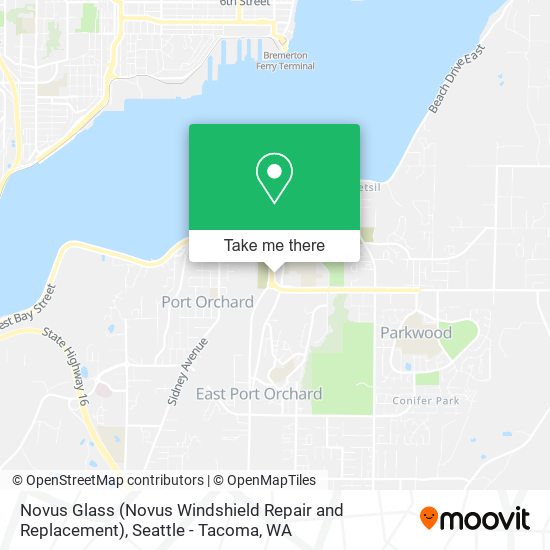 Mapa de Novus Glass (Novus Windshield Repair and Replacement)