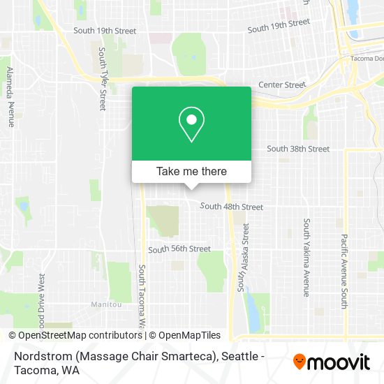 Mapa de Nordstrom (Massage Chair Smarteca)