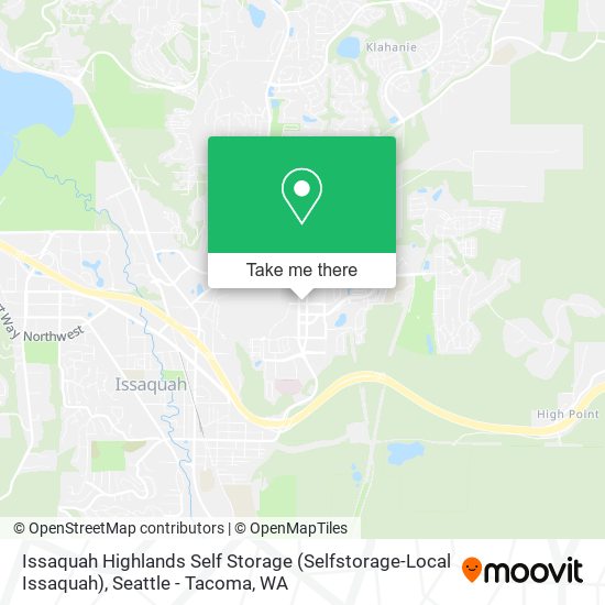 Issaquah Highlands Self Storage (Selfstorage-Local Issaquah) map