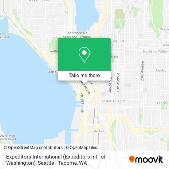 Expeditors International (Expeditors Int'l of Washington) map