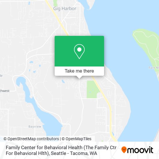 Mapa de Family Center for Behavioral Health (The Family Ctr For Behavioral Hlth)