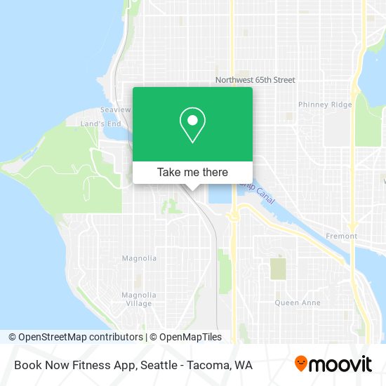Book Now Fitness App map