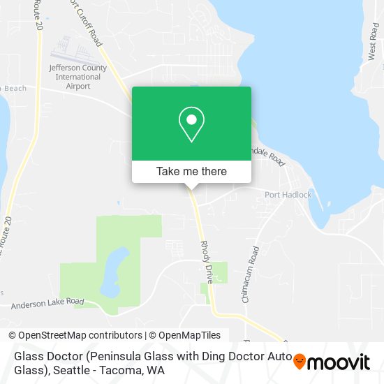 Mapa de Glass Doctor (Peninsula Glass with Ding Doctor Auto Glass)