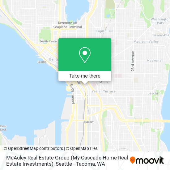 Mapa de McAuley Real Estate Group (My Cascade Home Real Estate Investments)