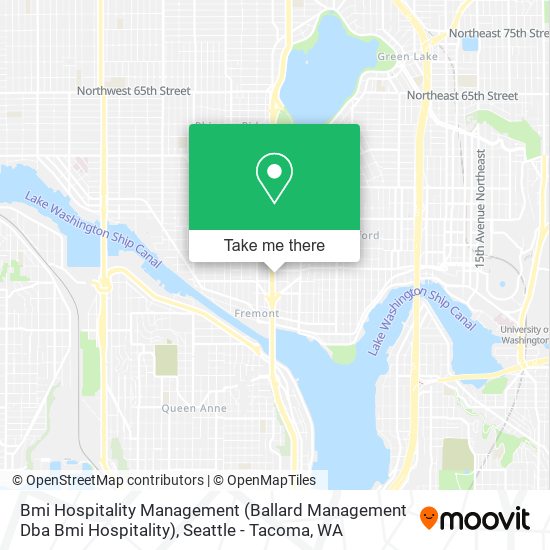 Mapa de Bmi Hospitality Management (Ballard Management Dba Bmi Hospitality)