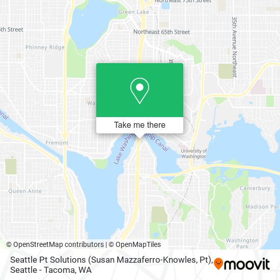 Seattle Pt Solutions (Susan Mazzaferro-Knowles, Pt) map