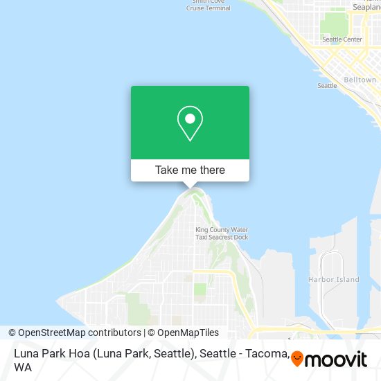 Luna Park Hoa (Luna Park, Seattle) map
