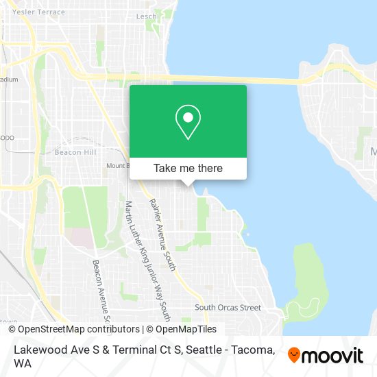 Mapa de Lakewood Ave S & Terminal Ct S