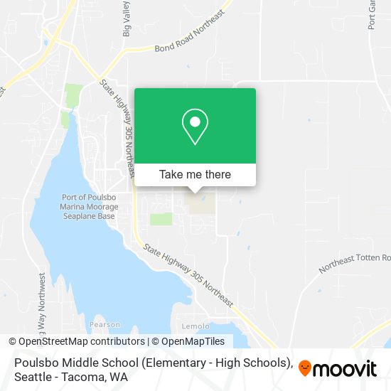 Poulsbo Middle School (Elementary - High Schools) map