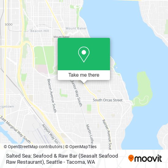 Mapa de Salted Sea: Seafood & Raw Bar (Seasalt Seafood Raw Restaurant)