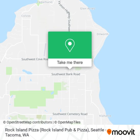 Rock Island Pizza map