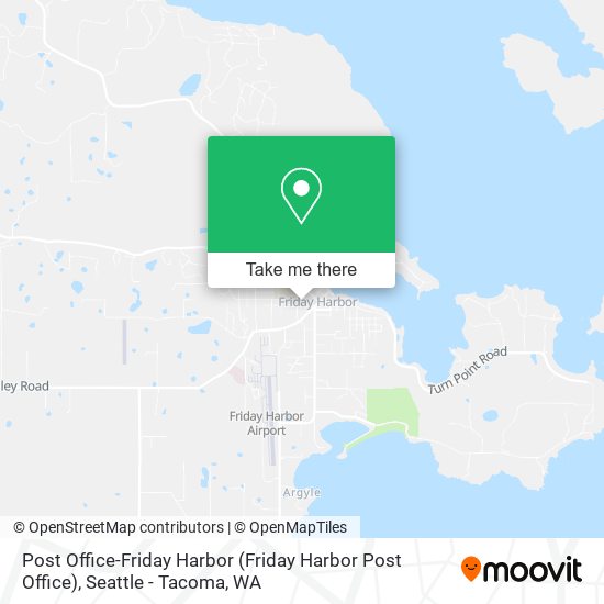 Post Office-Friday Harbor map