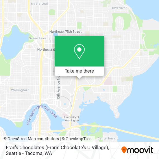 Fran's Chocolates (Fran's Chocolate's U Village) map