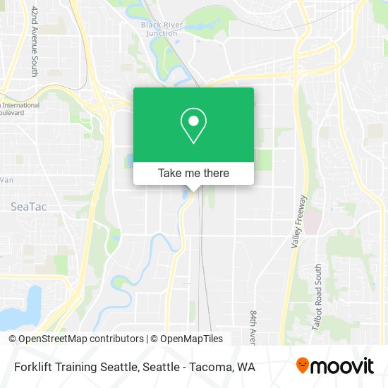 Forklift Training Seattle map