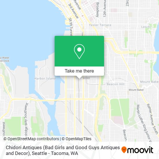 Mapa de Chidori Antiques (Bad Girls and Good Guys Antiques and Decor)