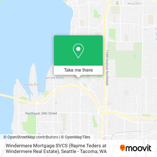 Mapa de Windermere Mortgage SVCS (Rayme Teders at Windermere Real Estate)