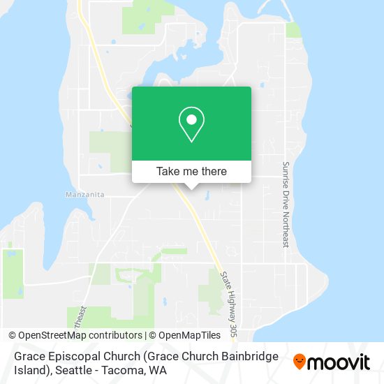 Grace Episcopal Church (Grace Church Bainbridge Island) map