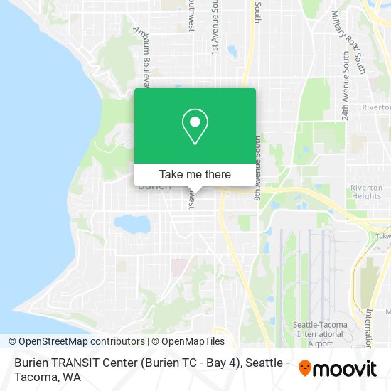 Burien TRANSIT Center (Burien TC - Bay 4) map