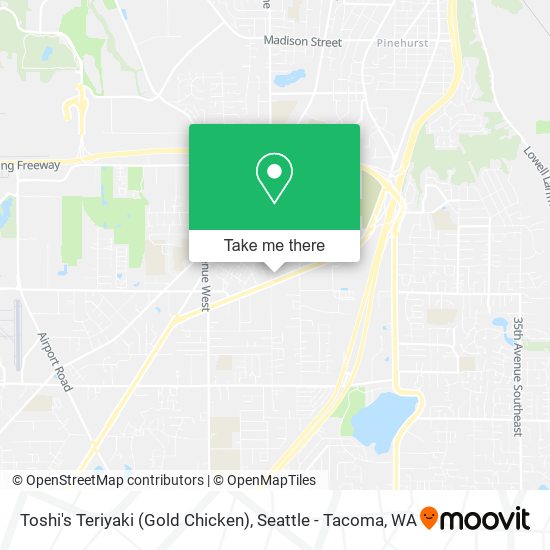 Mapa de Toshi's Teriyaki (Gold Chicken)