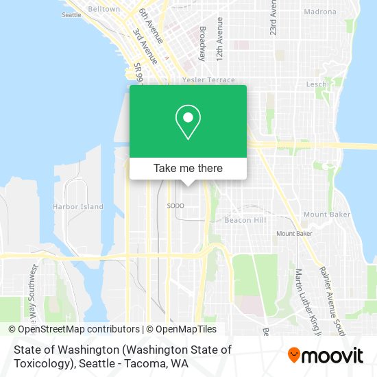 Mapa de State of Washington