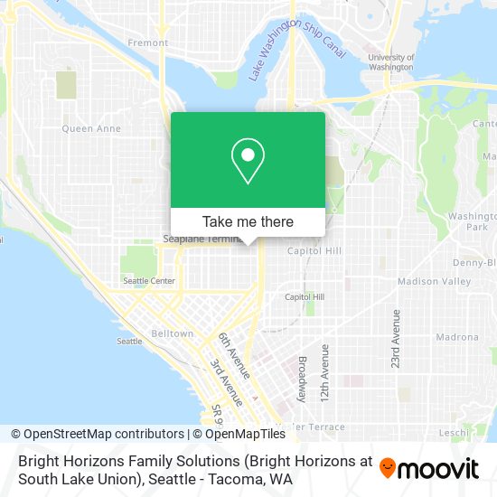 Mapa de Bright Horizons Family Solutions (Bright Horizons at South Lake Union)