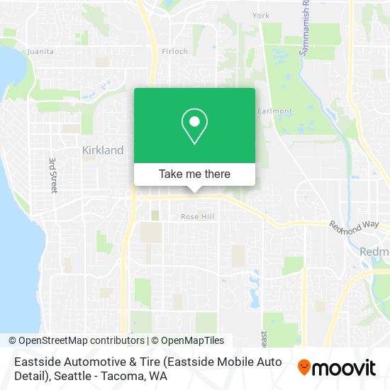 Eastside Automotive & Tire (Eastside Mobile Auto Detail) map