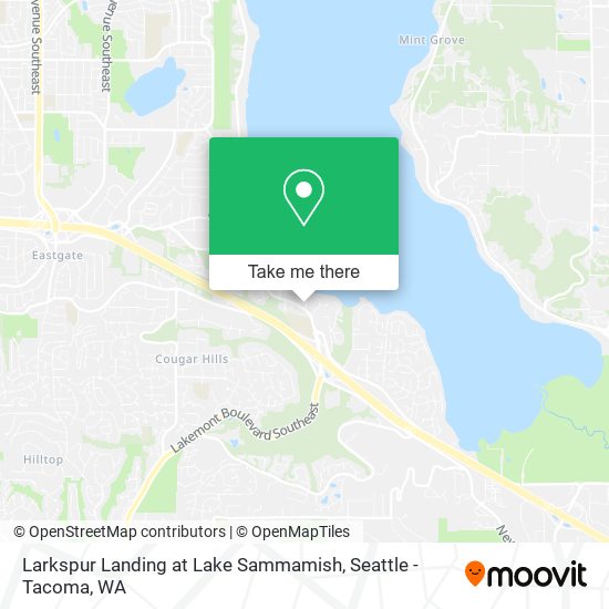 Larkspur Landing at Lake Sammamish map