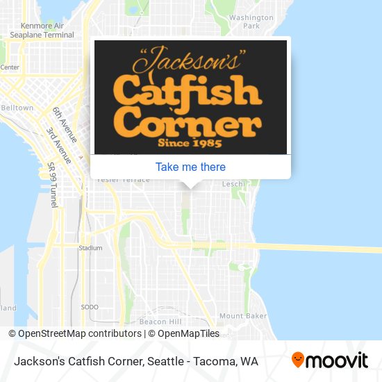 Jackson's Catfish Corner map