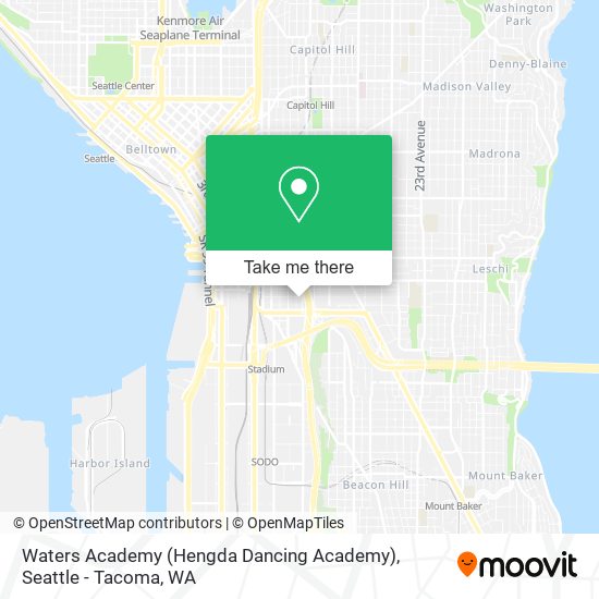 Mapa de Waters Academy (Hengda Dancing Academy)