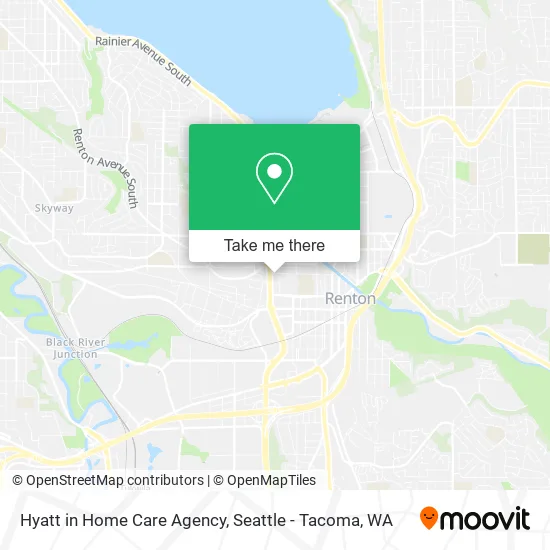 Mapa de Hyatt in Home Care Agency