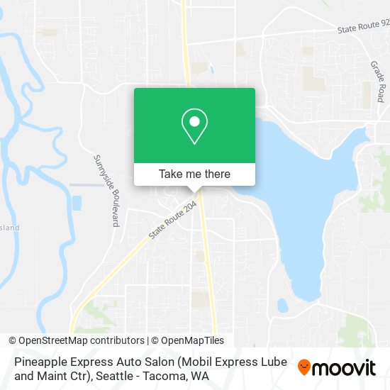 Mapa de Pineapple Express Auto Salon (Mobil Express Lube and Maint Ctr)